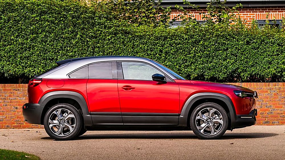 Review: Mazda MX-30 EV Side