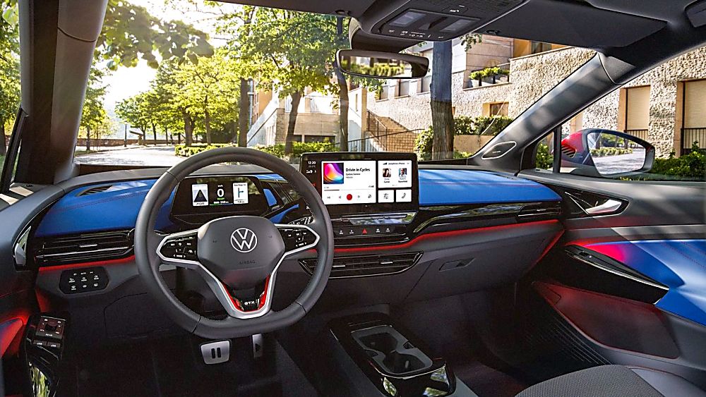 VOLKSWAGEN: ID.4 EV gets 295bhp GTX range-topper Interior