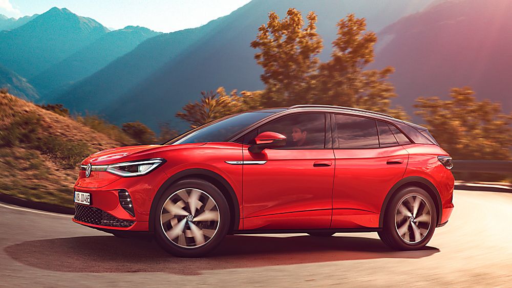 VOLKSWAGEN: ID.4 EV gets 295bhp GTX range-topper Exterior Left