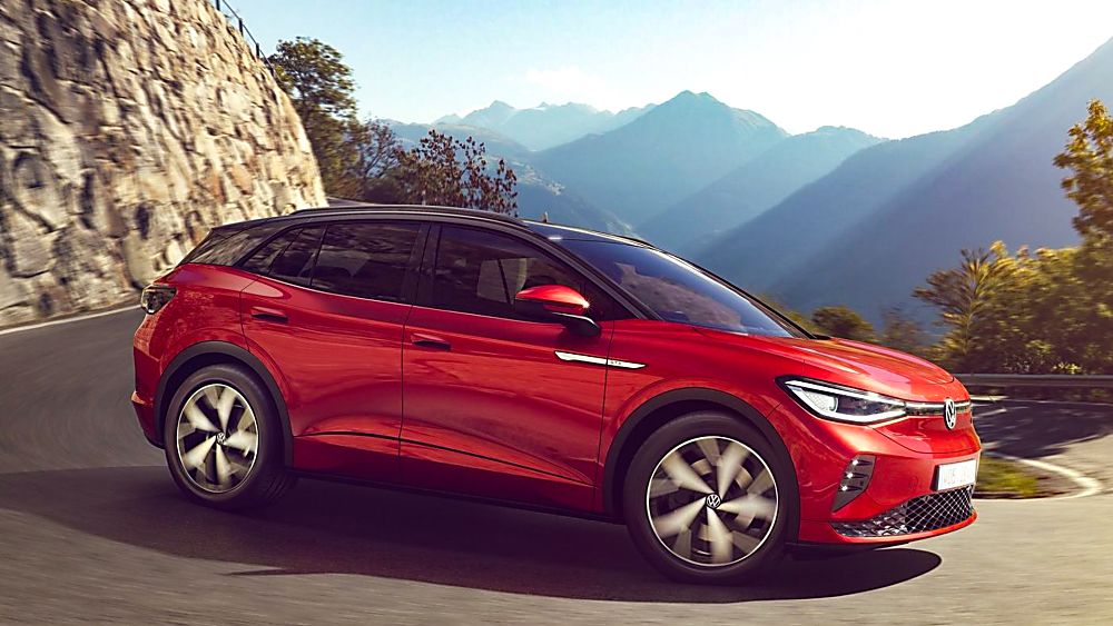 VOLKSWAGEN: ID.4 EV gets 295bhp GTX range-topper Exterior Right