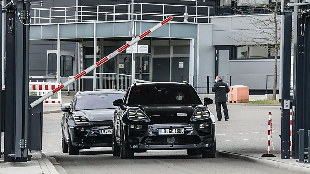 PORSCHE: All-electric Macan previewed in development 'mule' guise