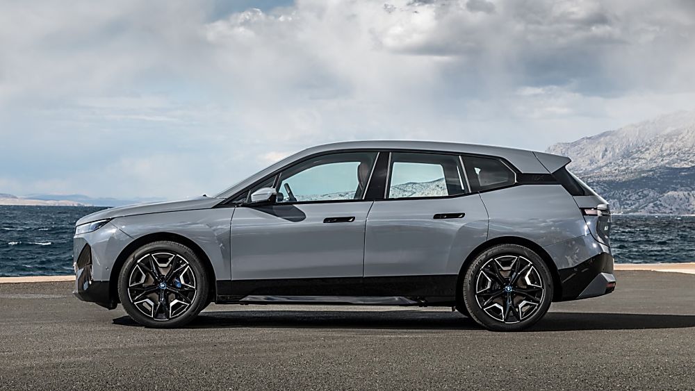 BMW: Techs and Specs for all-new iX eSUV announced Side