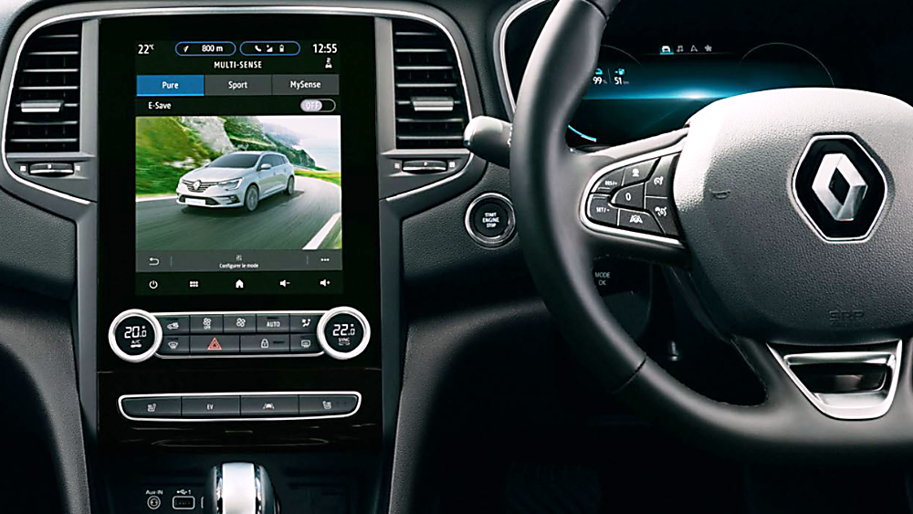 Review: Renault Mégane Sport Tourer E-Tech - Infotainment