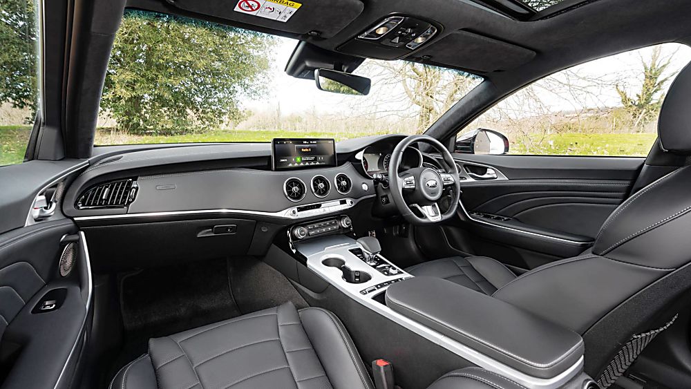 Review: KIA Stinger GT S Interior Front