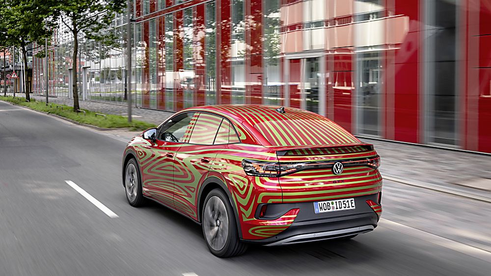 VOLKSWAGEN: ID.5 GTX previewed ahead of Munich reveal Hero Rear