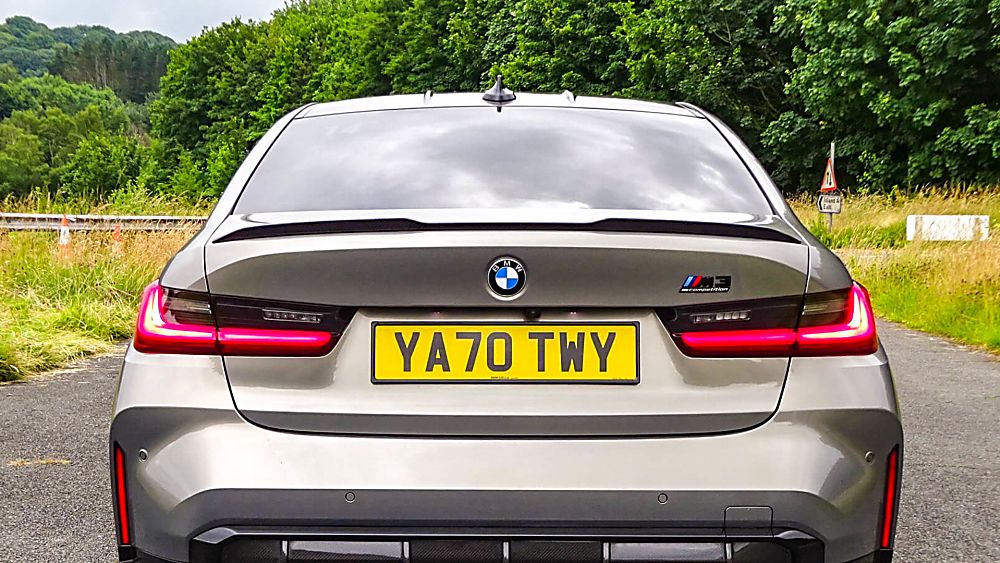 Review: 2021 BMW M3 Competition Rear
