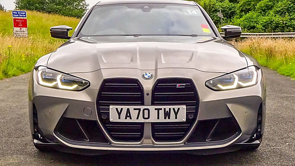 Review: 2021 BMW M3 Competition Front