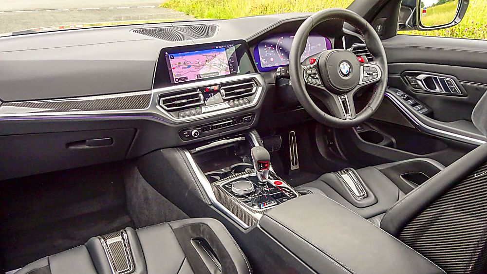 Review: 2021 BMW M3 Competition Cockpit