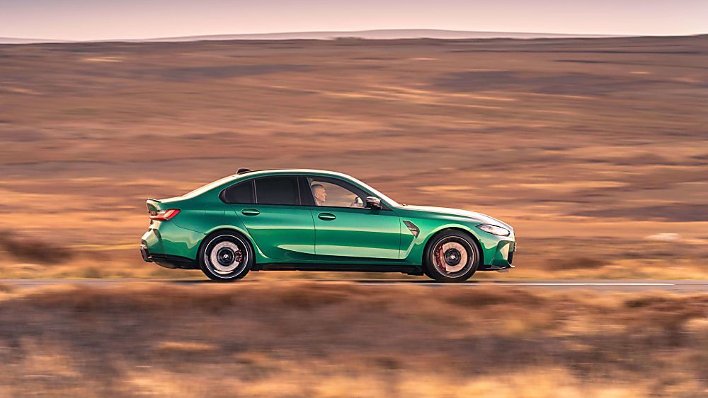 Review: 2021 BMW M3 Competition Hero Side