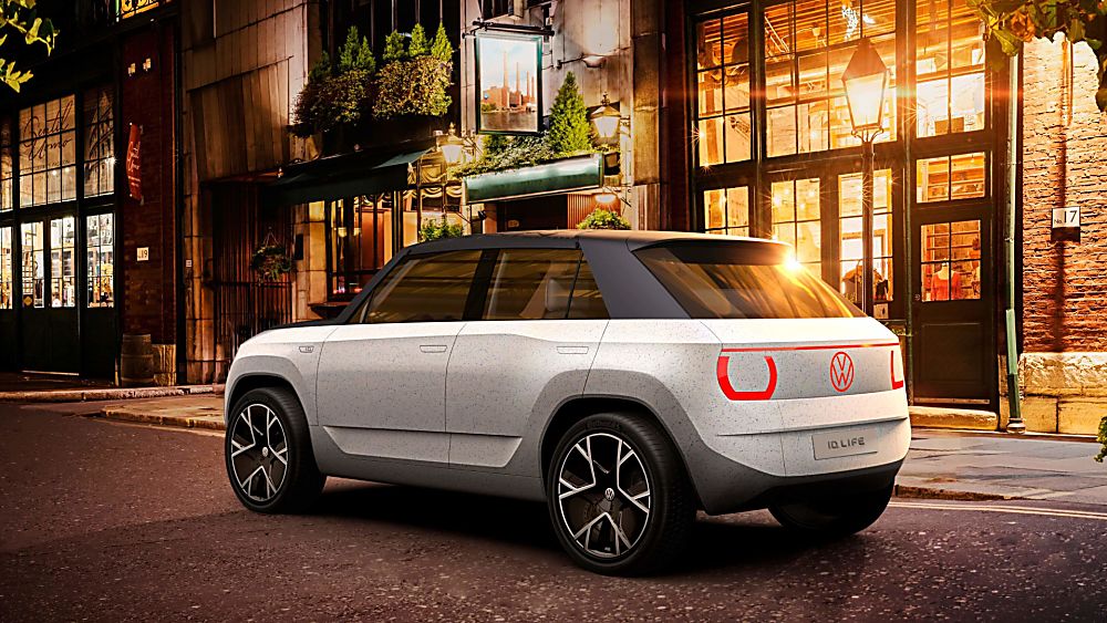 VOLKSWAGEN: Affordable ID.Life EV concept revealed Hero Rear