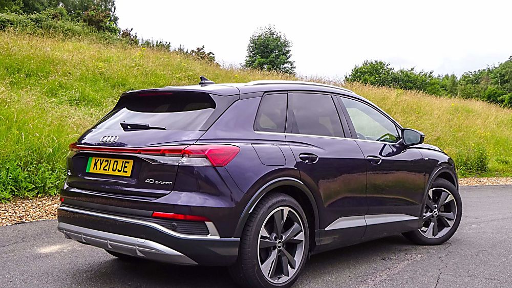 Review: Audi Q4 e-tron Hero Rear