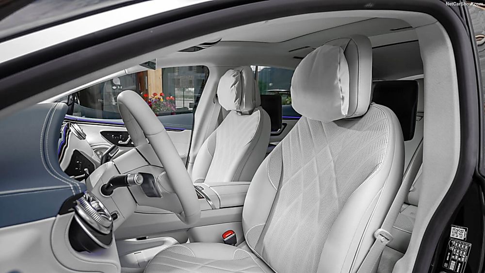 MERCEDES-BENZ: EQS saloon now on sale from £99,995 Interior Front
