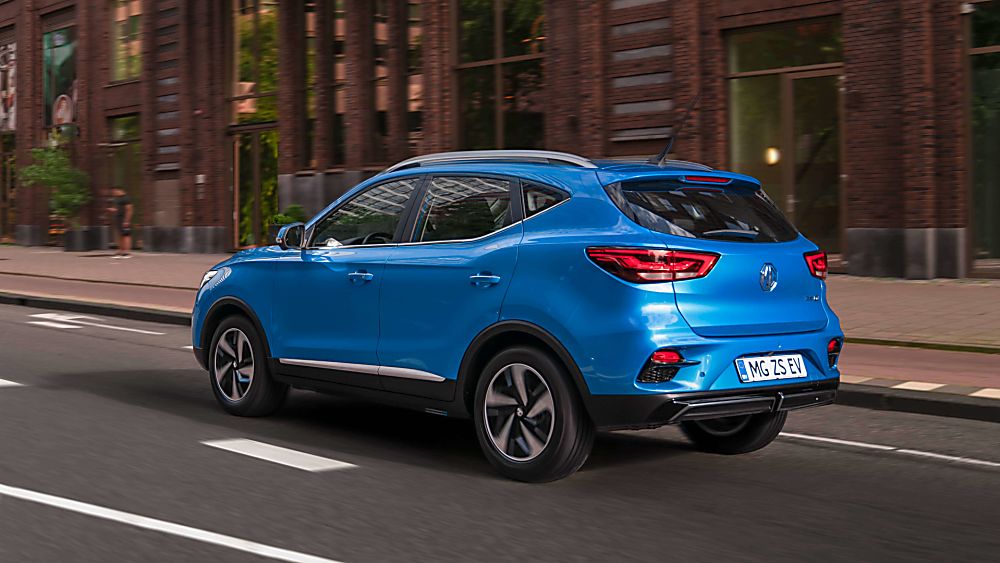 MG: ZS EV updated for 2022 and gets more range Hero Rear