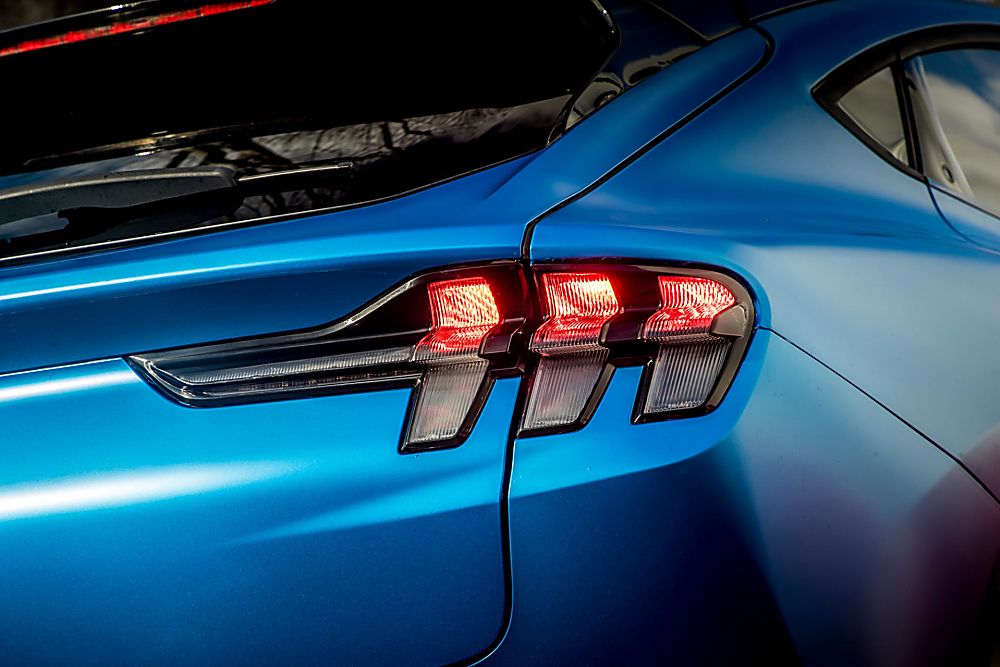 All Electric Ford Mustang Mach-E Front Tri Bar rear lights