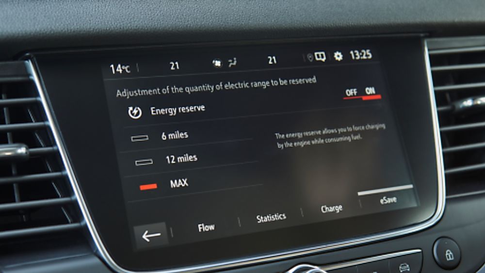 Vauxhall Grandland X Hybrid4 Dashboard