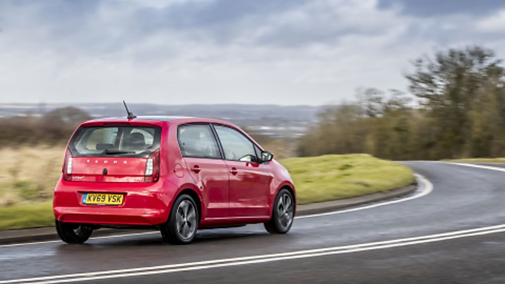 Skoda Citigo e-iV on the road