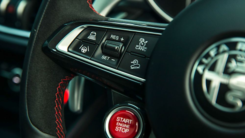 Alfa Romeo Stelvio Quadrifoglio Verde Steering Wheel
