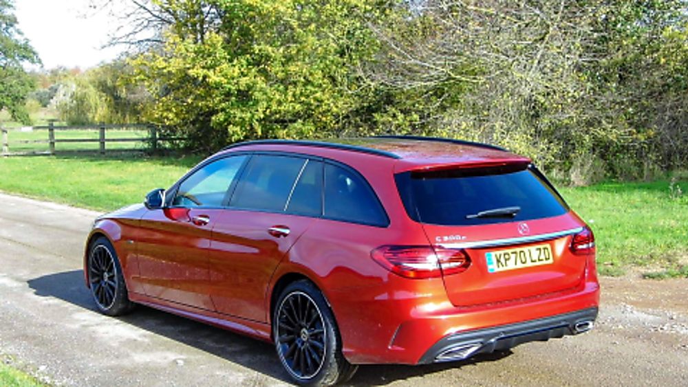 2020 Mercedes-Benz C 300 e PHEV Estate Rear Angle