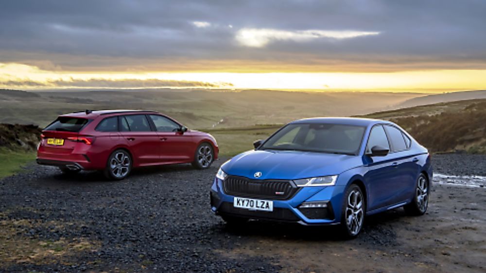 SKODA: The all-new Octavia vRS Front and Rear
