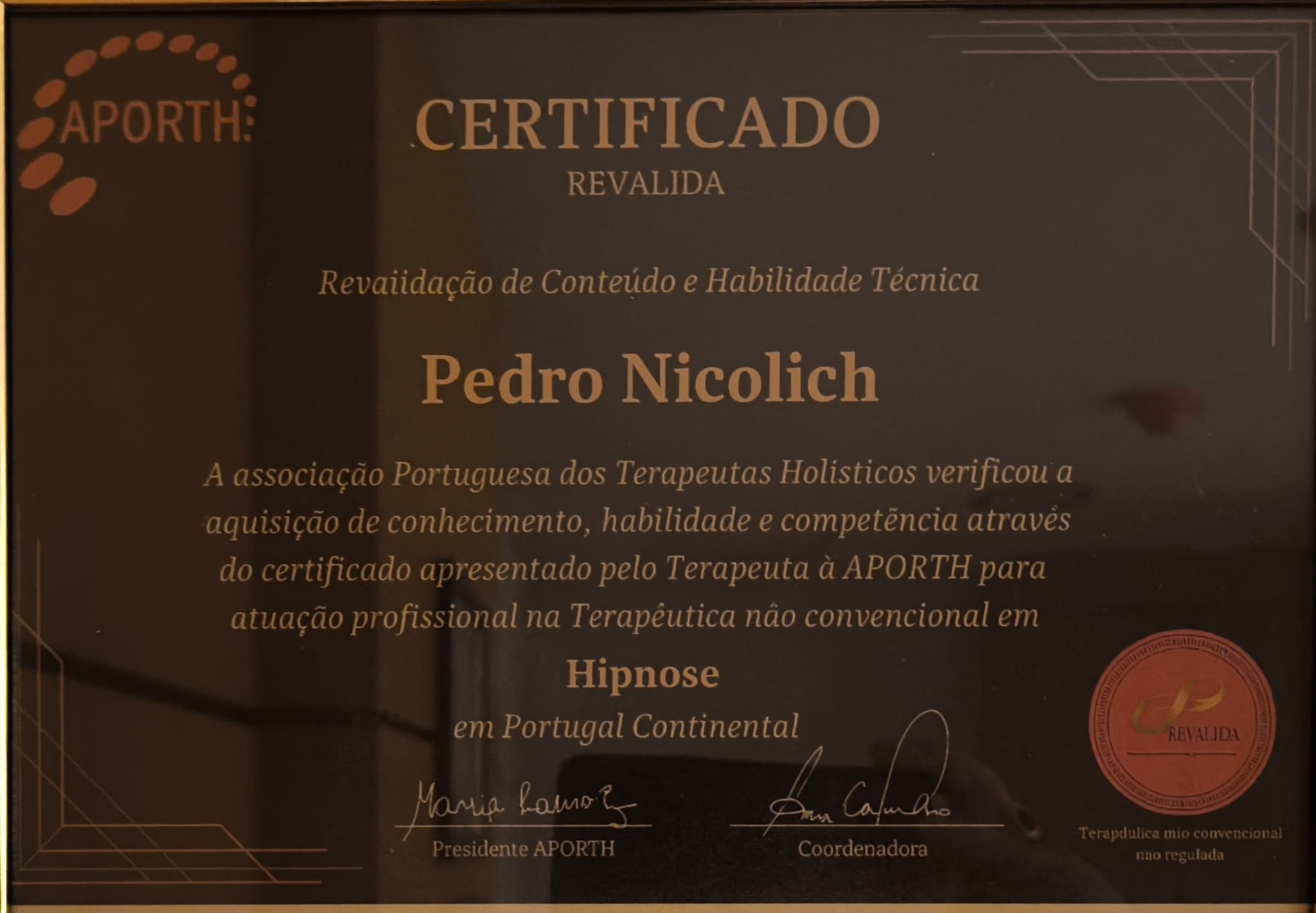 Certificado de formação holística