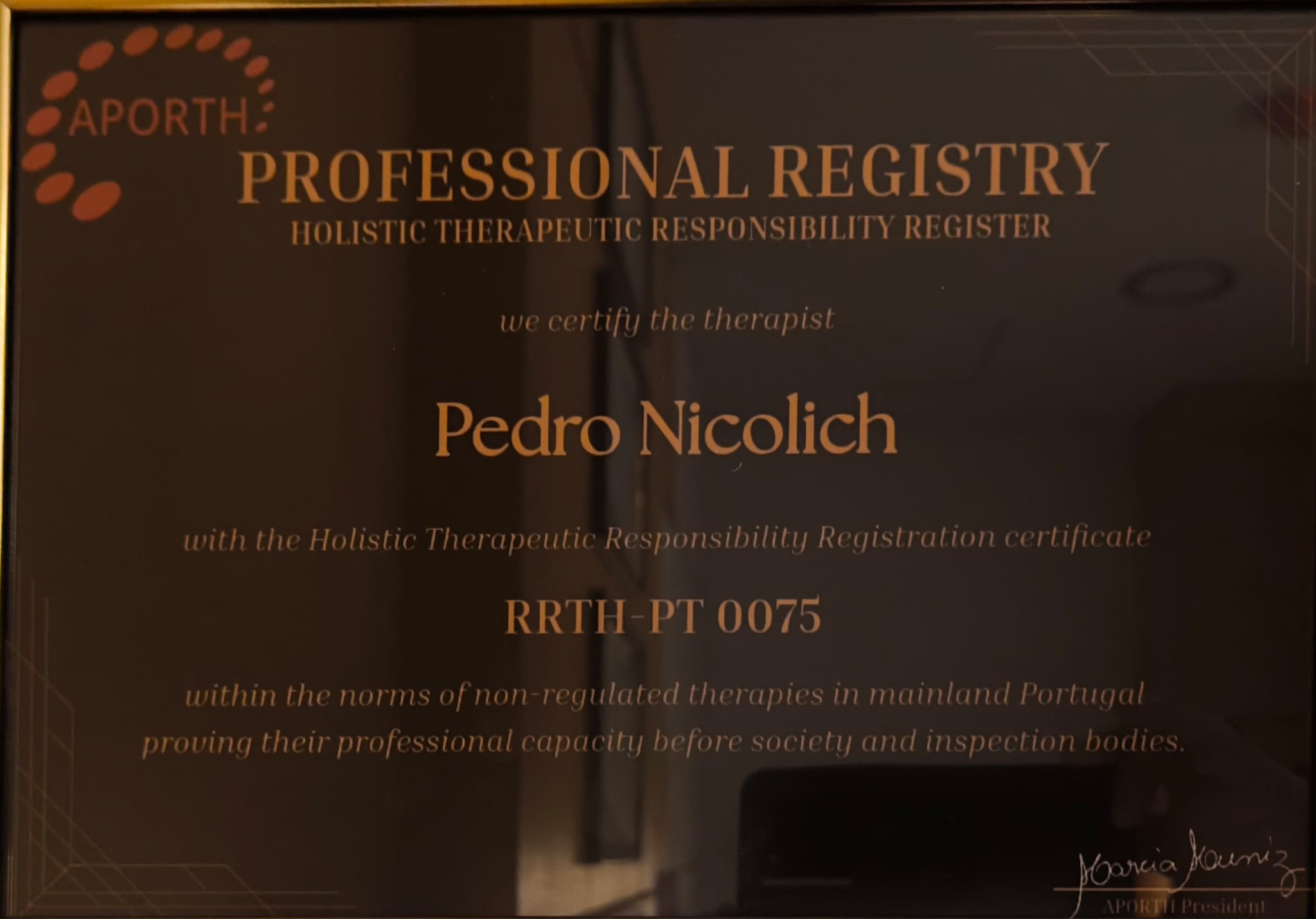 Certificado de formação holística