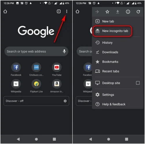 How to Disable Incognito Mode on Android