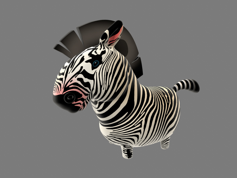 Zebra 3D Model 3D model