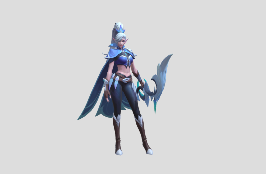 Miya Moonlight Archer Skin MLBB 3D Model 3D model