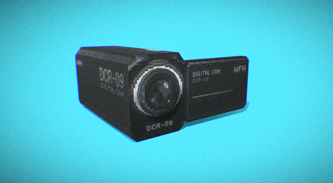 PSX Handheld Camcorder VHS Horror Camera 3D Model 3D model