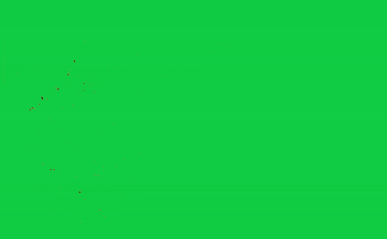 Alien Green Blood Impact Hit Green Screen preview