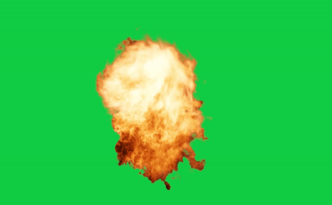 Powerful Shockwave Blast Explosion Green Screen preview