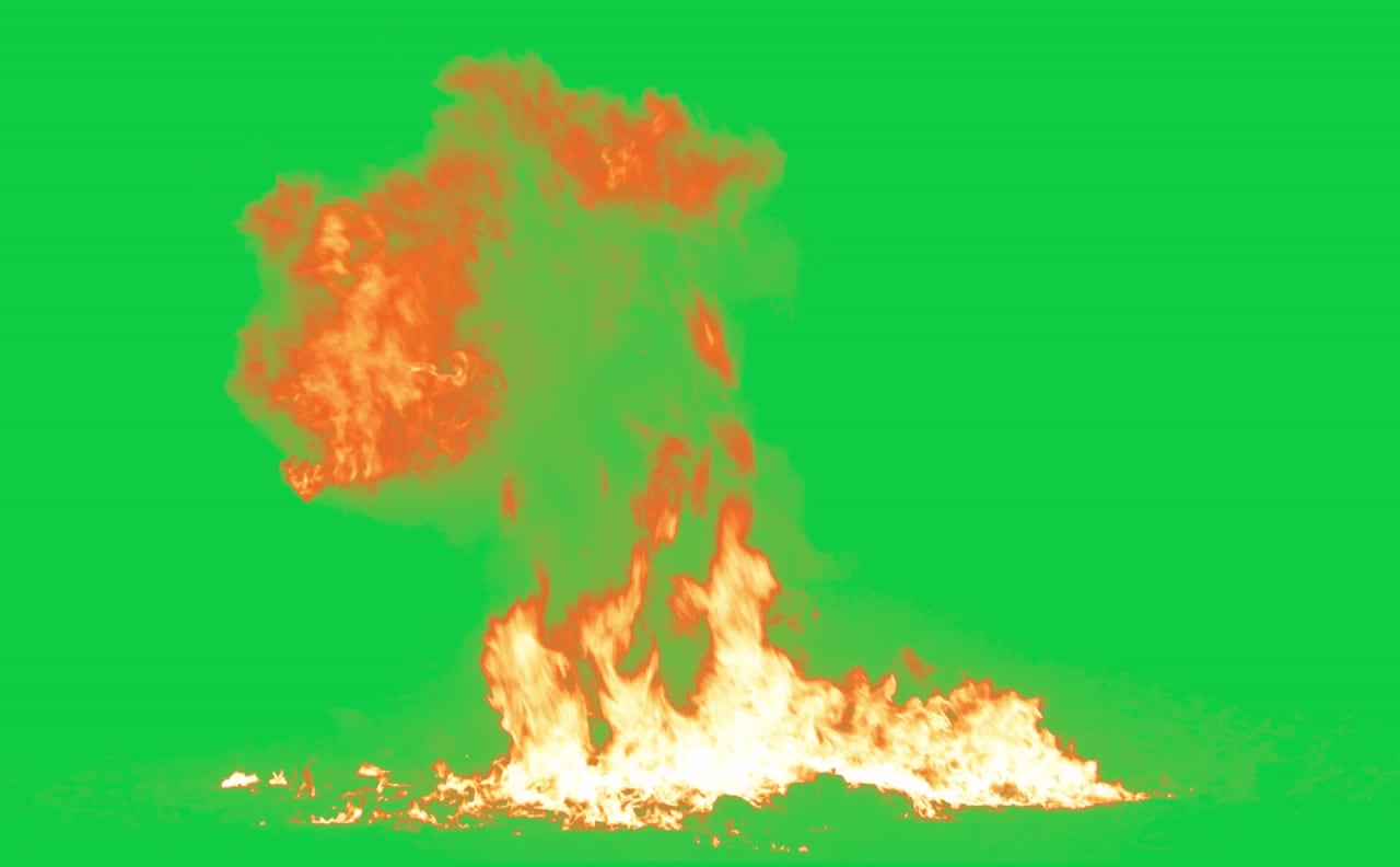 Fire Explosion Blast Wave Green Screen preview