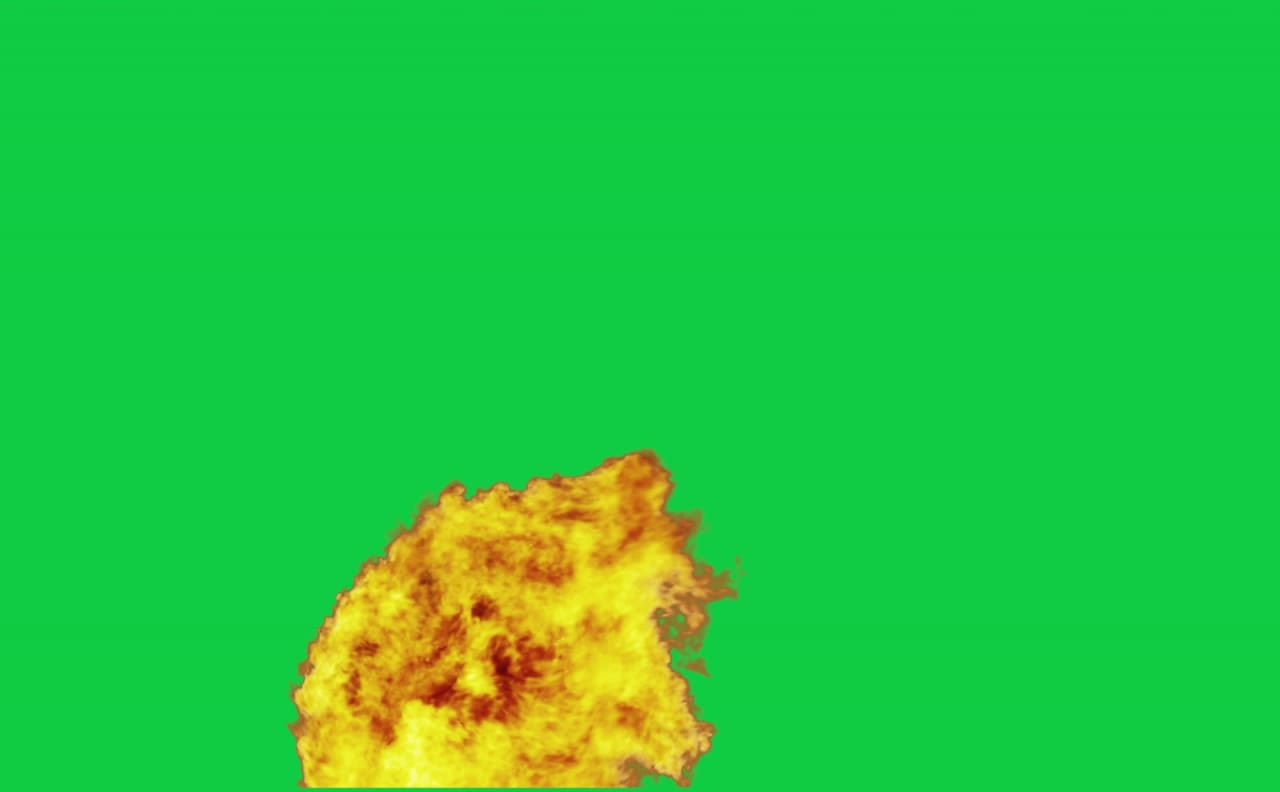 Massive Cinematic Explosion VFX Green Screen preview
