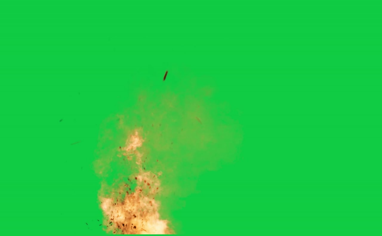 Fire Particle Shockwave Explosion Green Screen preview