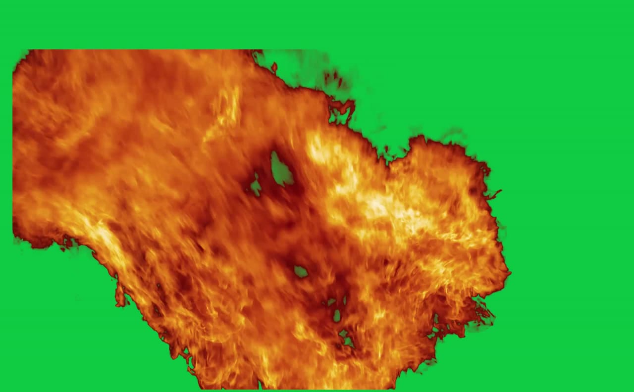 Bright Shining Flash Explosion Green Screen preview