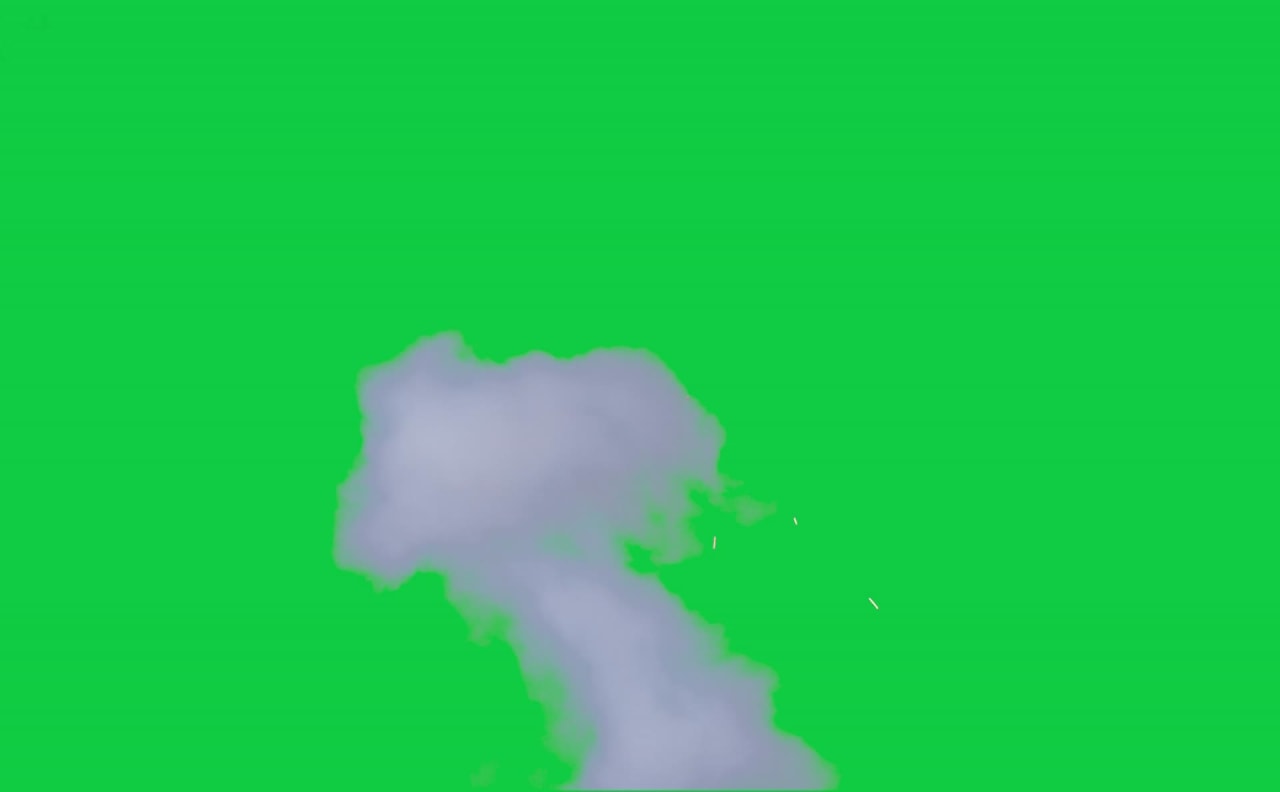 Green Smoke VFX Overlay Green Screen preview