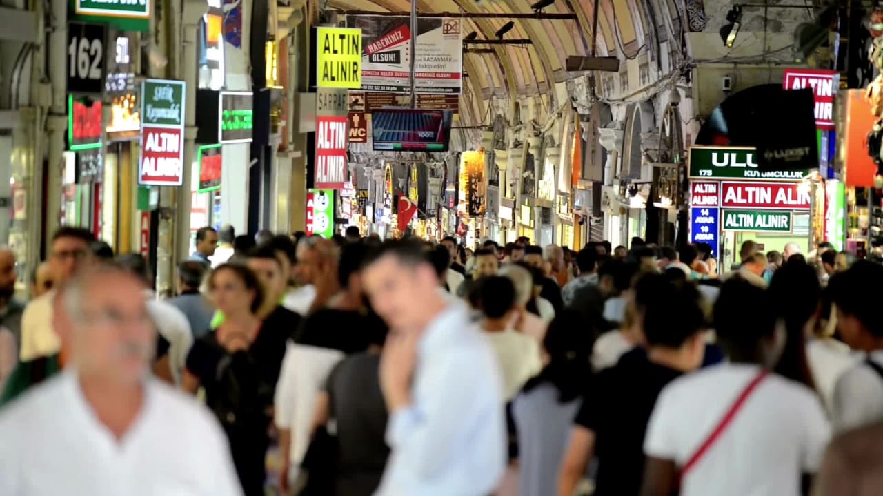 Hd Video of People Walk on Street preview