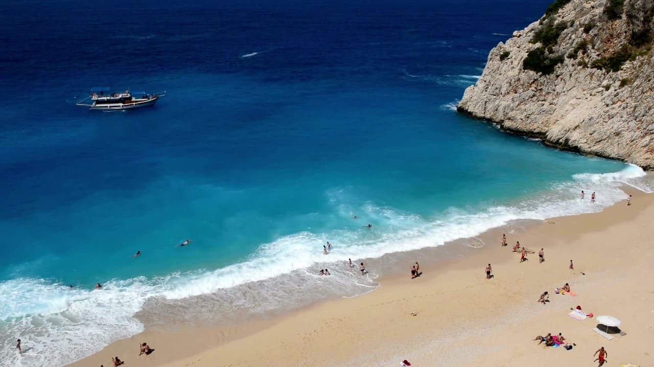 Hd Video of People on Beach preview