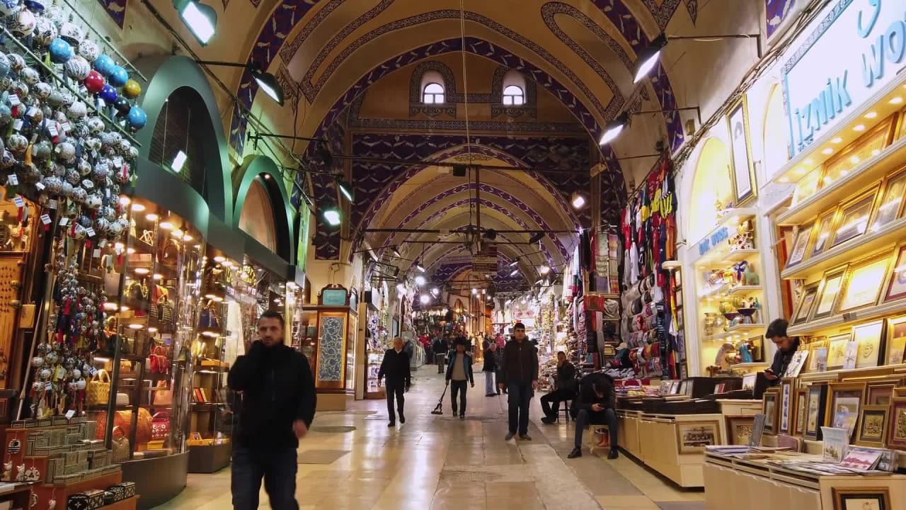 Stock Video of Shops in Grand Bazaar preview