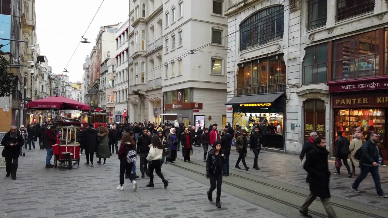 Stock Video of People and Buildings preview