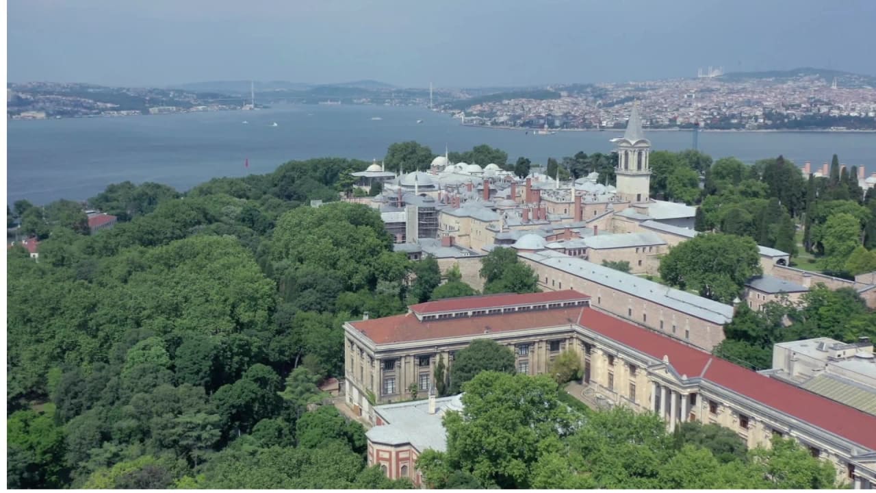 Hd Drone View of Topkapi Palace preview