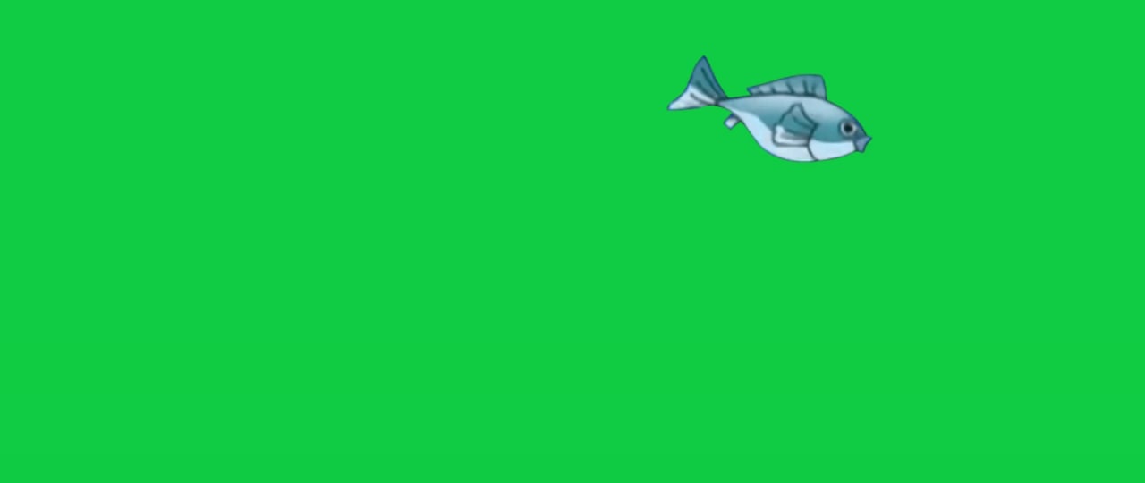 Tropical Swimming Fish Aquarium Green Screen preview