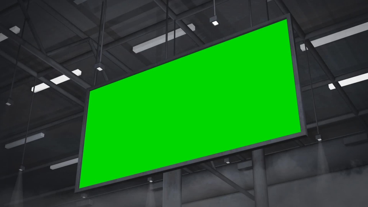 Billboard Free Green Screen preview