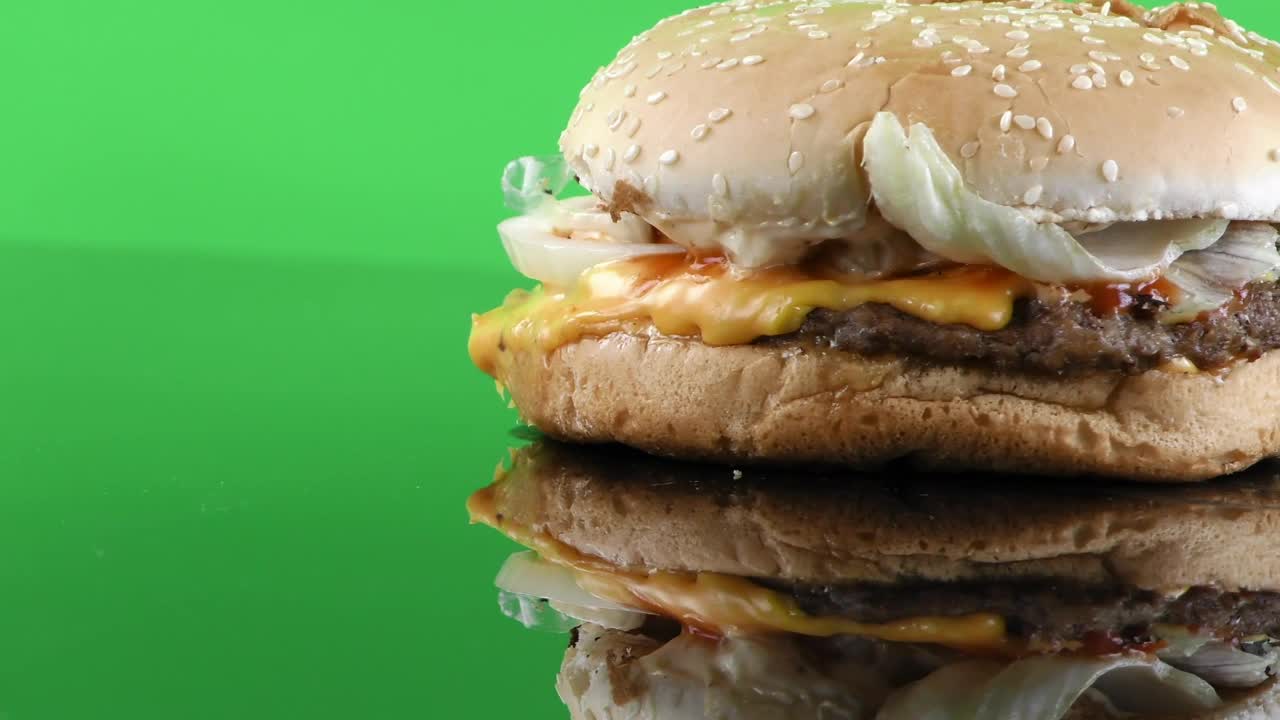 Burger on Green Screen preview