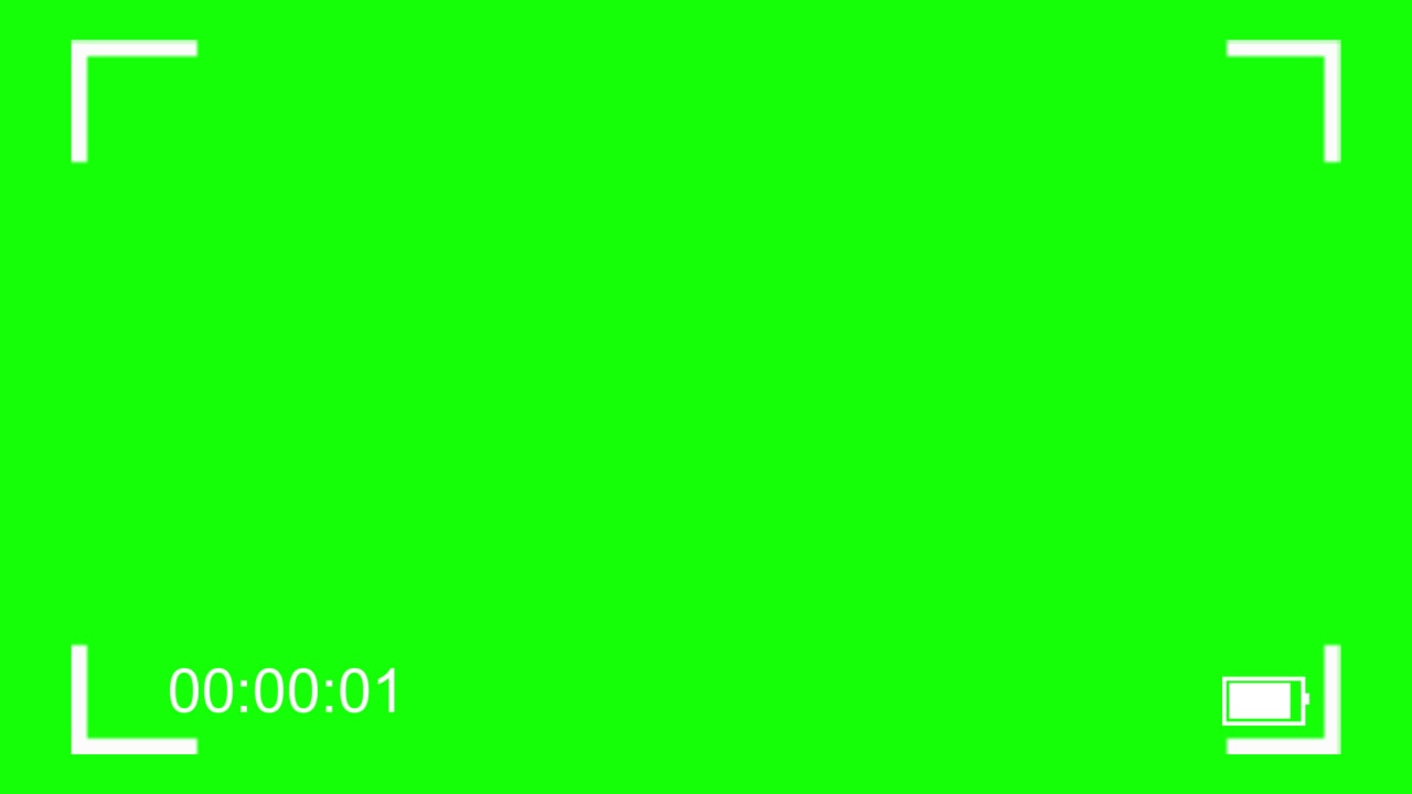 Camera Recording on Green Screen preview