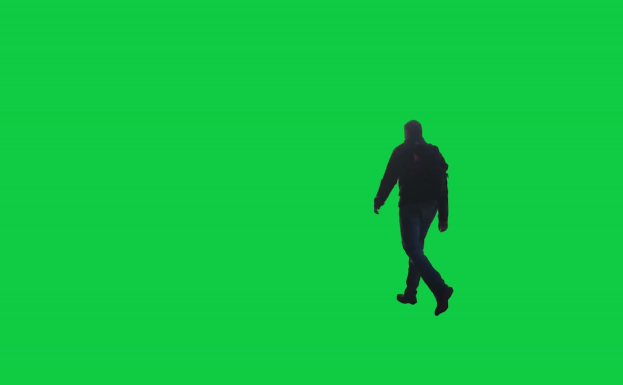 Businessman in Suit Walking Forward Green Screen preview