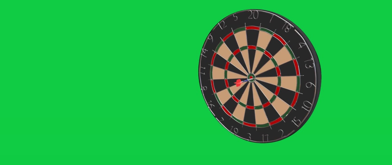 Target Crosshair Bullseye Overlay Green Screen preview