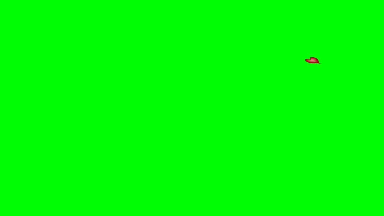 Hearts Free Green Screen preview