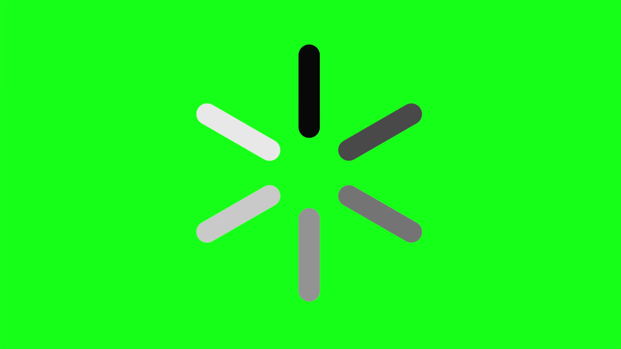 Loading Icon Free Green Screen preview