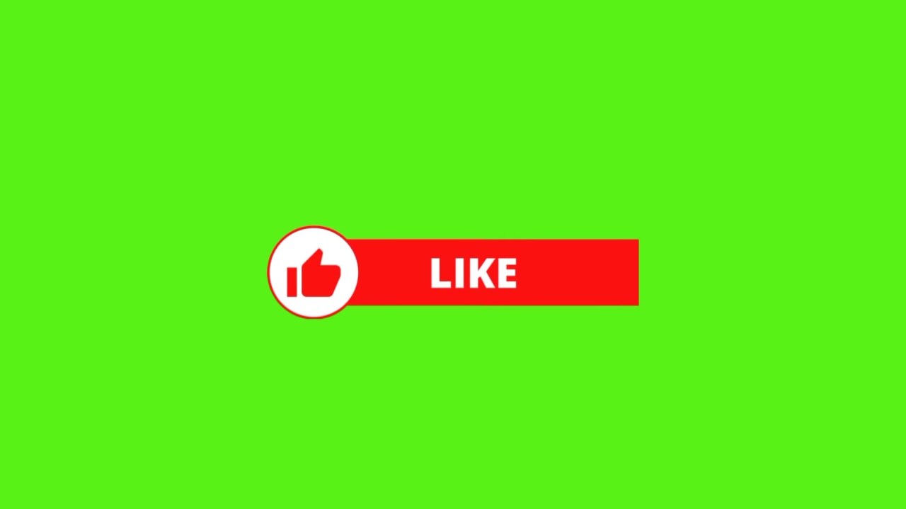 Red Like Botton Free Green Screen preview